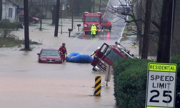 Mississippi y Tennessee afectados por las lluvias