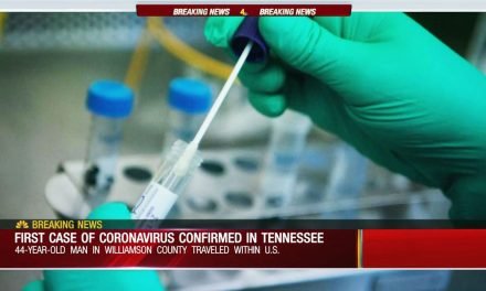 Se confirma el primer caso de coronavirus en el estado de Tennessee.