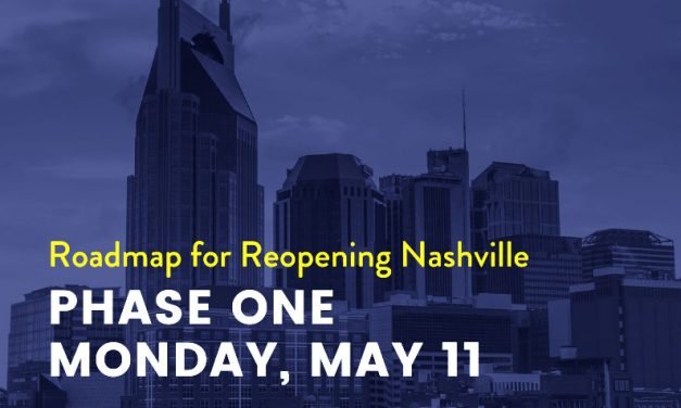 Nashville comenzará la Fase 1 de reapertura el lunes