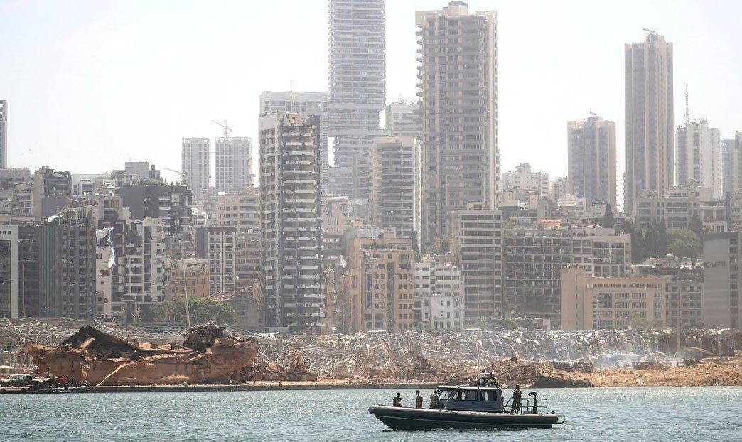 Localizan el barco que transportó el material explosivo supuestamente responsable de la tragedia en Beirut