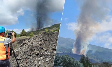 Entra en erupción un volcán en la isla española de La Palma