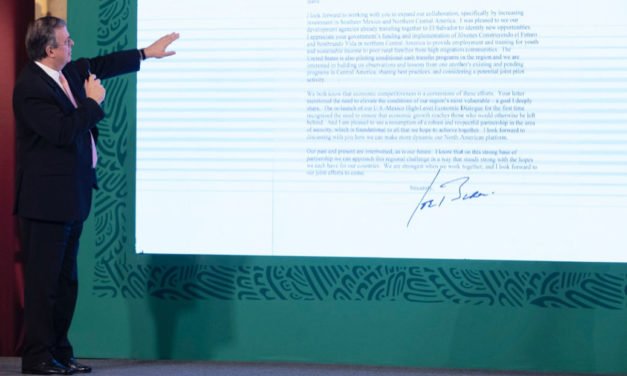 Biden responde a López Obrador con una carta donde expone su visión del fenómeno migratorio