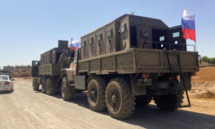 Intentan volar un convoy militar ruso en Siria