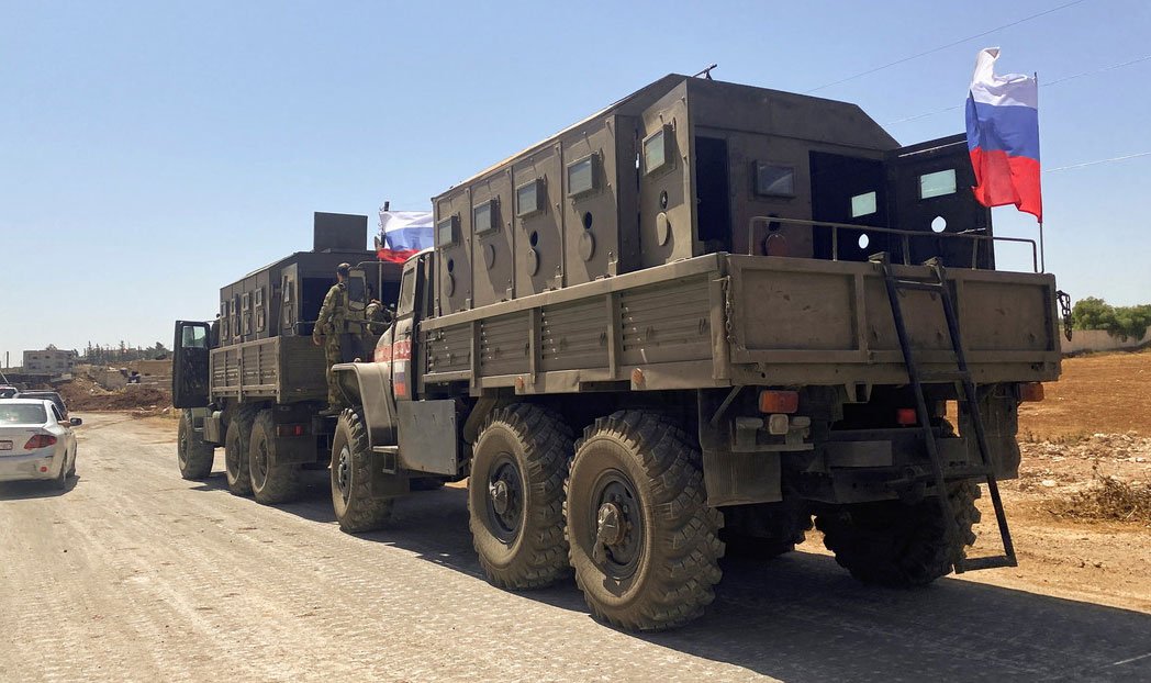 Intentan volar un convoy militar ruso en Siria