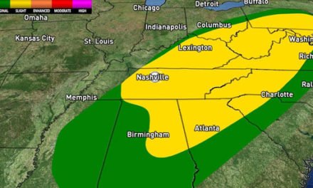 La amenaza de clima severo se está acercando a su fin para el centro de Tennessee