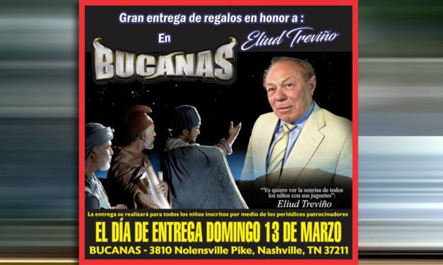 Hoy, Gran entrega de regalos para los niños, evento realizado en honor a ELIUD TREVIÑO