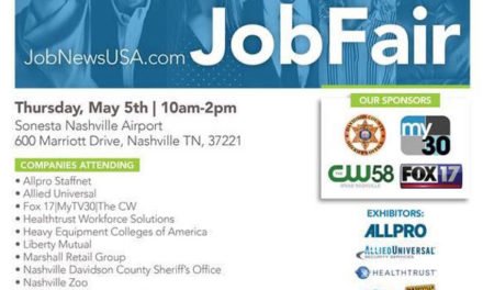 La feria de empleo se llevará a cabo en Nashville el jueves e incluirá a FOX 17, Nashville Zoo, DCSO y más