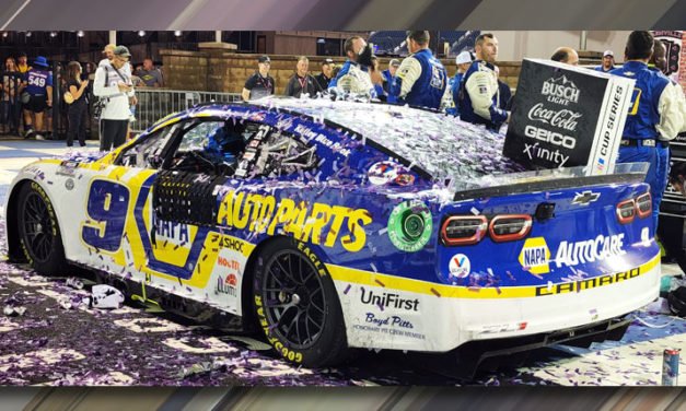 Chase Elliott en la cima en la carrera Ally 400 NASCAR Cup Series en Nashville Superspeedway