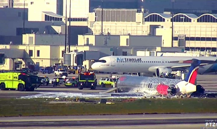 Se incendia un avión con 126 pasajeros a bordo tras el aterrizaje en Miami