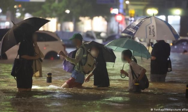 Aumenta a 14 el número de muertos por las fuertes lluvias en Corea del Sur