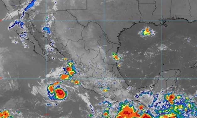 Detectan la tormenta tropical Newton en las costas de Jalisco en México