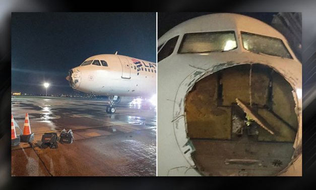 Los impactantes videos a bordo de un avión que atravesó una tormenta en un vuelo de Chile a Paraguay