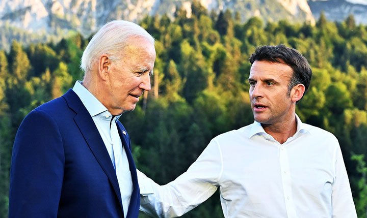 Macron reprocha a Biden por su advertencia sobre un posible “armagedón nuclear”