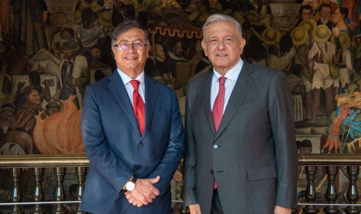 López Obrador y Petro se reúnen en México en medio de dos diálogos políticos claves: ¿qué pactaron?