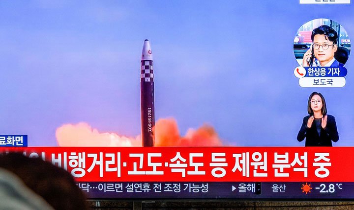 ÚLTIMA HORA: Corea del Norte lanza un misil balístico hacia el mar del Japón