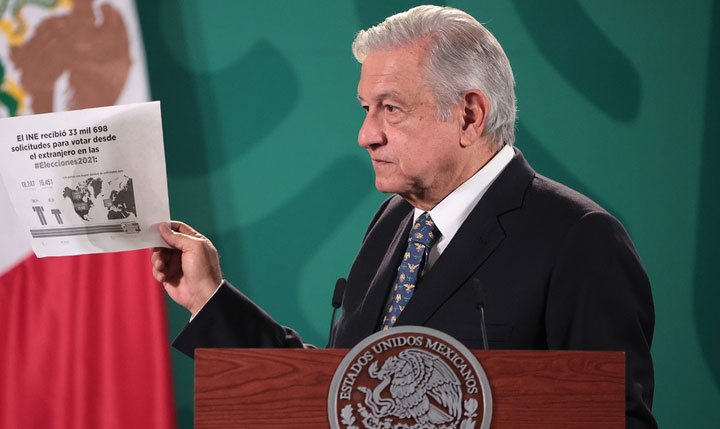 López Obrador destaca la “buena conversación” que sostuvo con los consejeros del INE