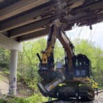 Cierre de carril a largo plazo durante las reparaciones del puente I-840