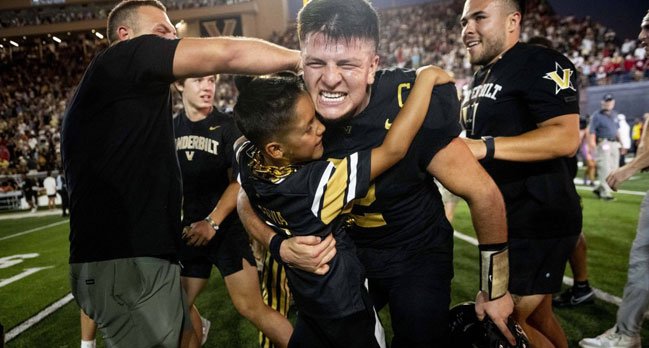 Vanderbilt derrota al No. 1 Alabama y logra su primera victoria sobre Crimson Tide desde 1984