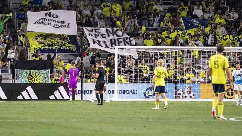 En medio de arrestos de ICE, el equipo de futbol, Nasville Soccer Club pausa actividades de juego