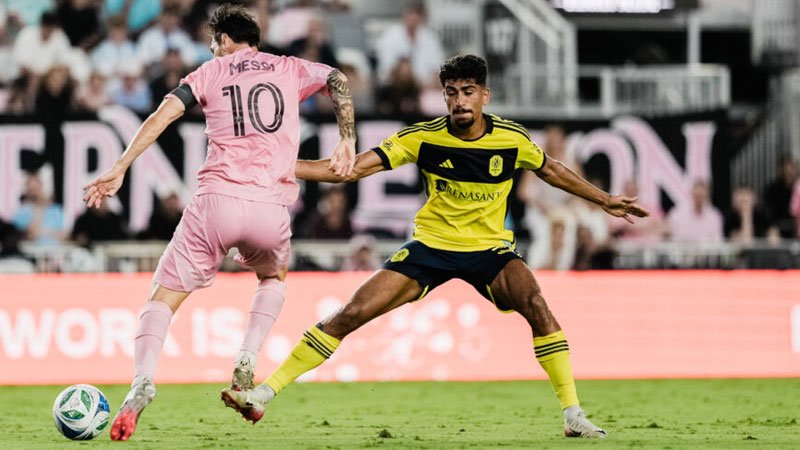 Messi implacable castiga los errores de Nashville SC