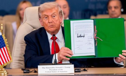 Declaración de Trump para “una paz y prosperidad duraderas” en Gaza