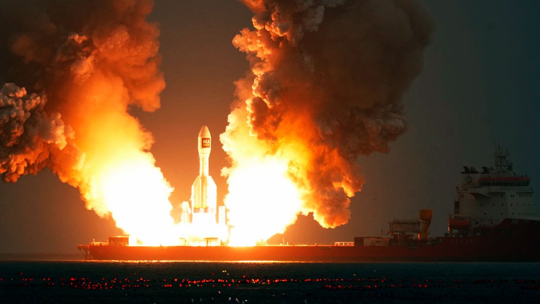 China pone en órbita nuevos satélites desde alta mar