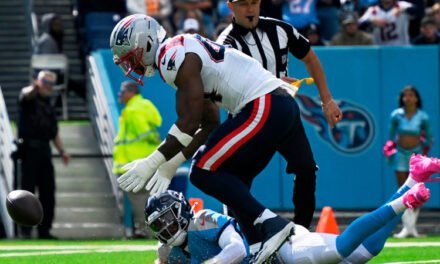 Los Patriots derrotaron a los Titans 31-13 en el regreso del entrenador Mike Vrabel a Tennessee