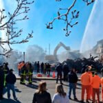 Incendio en Fayetteville destruye varios negocios en el centro y hiere a tres bomberos