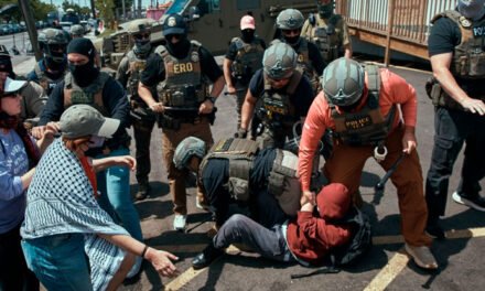 Manifestantes se enfrentan con el ICE frente a un centro de detención en Nueva Jersey en medio de informes de huelga de hambre.