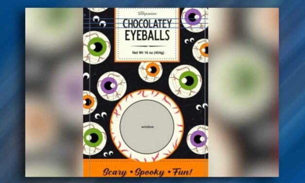 Retiran del mercado los “ojos de chocolate de Halloween” debido a la presencia de alérgenos lácteos no declarados