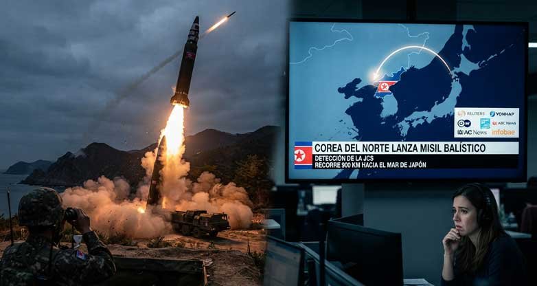 Corea del Norte prueba un misil balístico táctico, según informa KCNA
