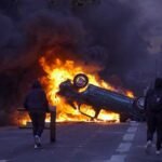 “Van a pagar”: Macron promete mano dura contra quienes causaron destrozos en las protestas
