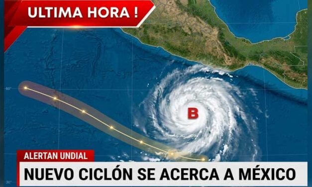 Uno más; nueva zona de baja presión perfila al ciclón “Vance”