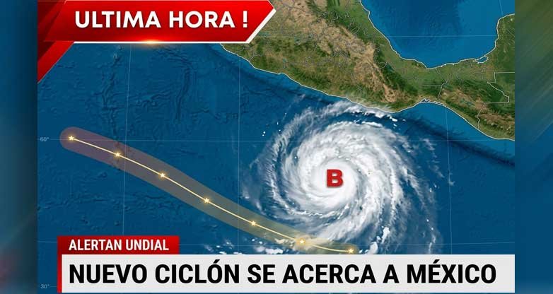 Uno más; nueva zona de baja presión perfila al ciclón “Vance”
